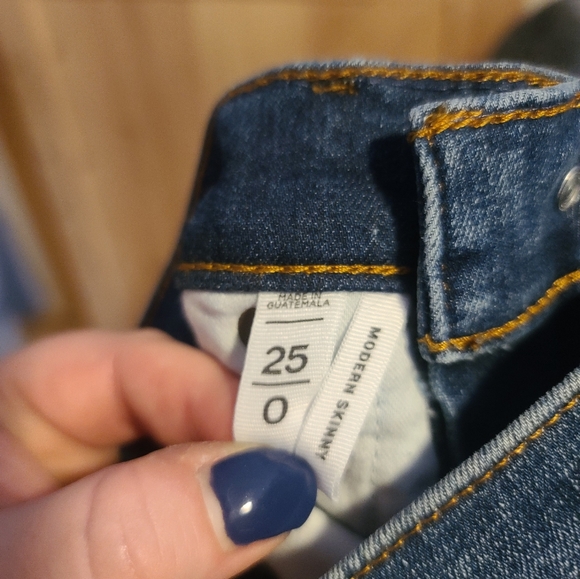 Loft Distressed Skinny Jeans - Picture 9 of 9